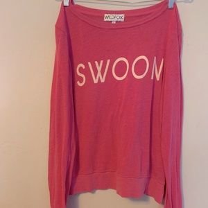 Lightweight swoon sweater